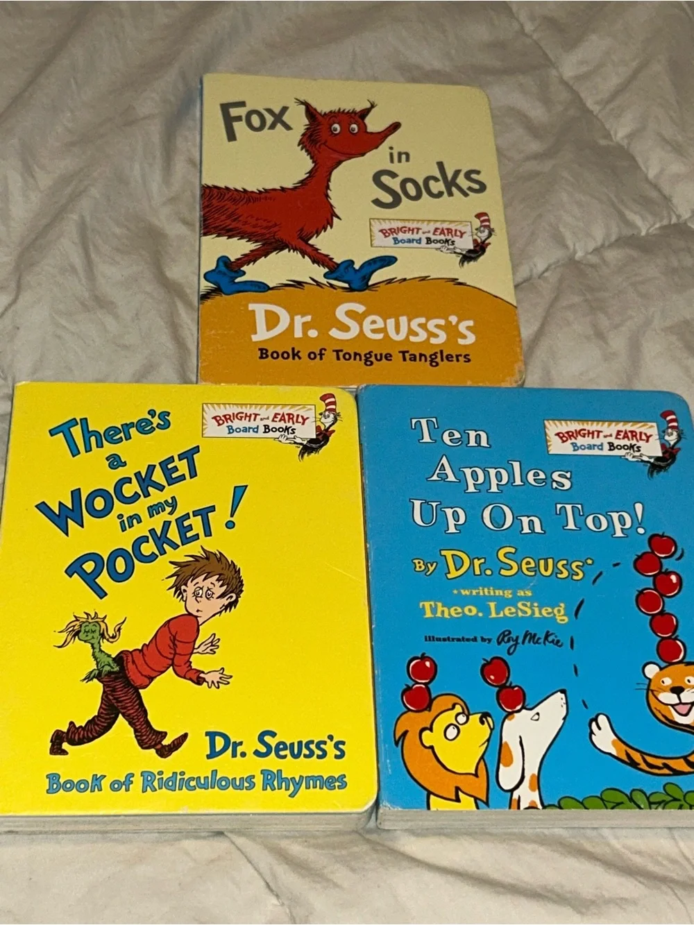 Lot Of 3 Dr. Seuss Board Books, (6 x 4)